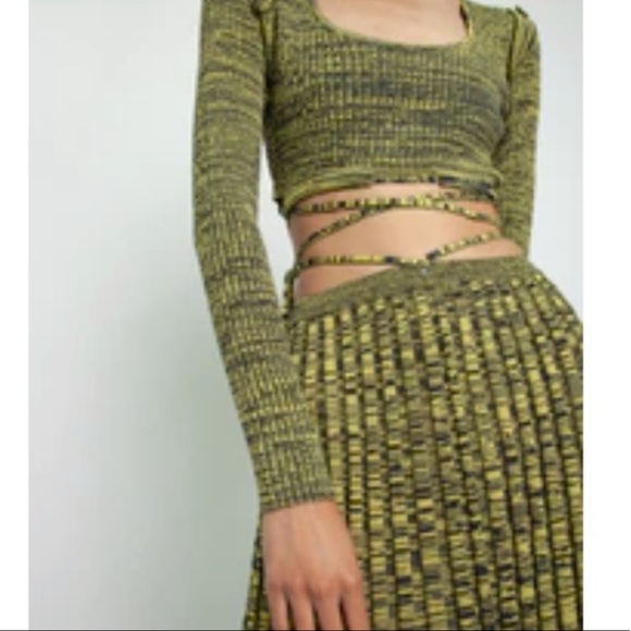 CHRISTOPHER ESBER Space-dyed convertible crop top & skirt set - Picture 4 of 7